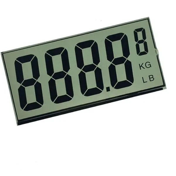 7-segmentdisplay voor voorscherm van gewichtsteller